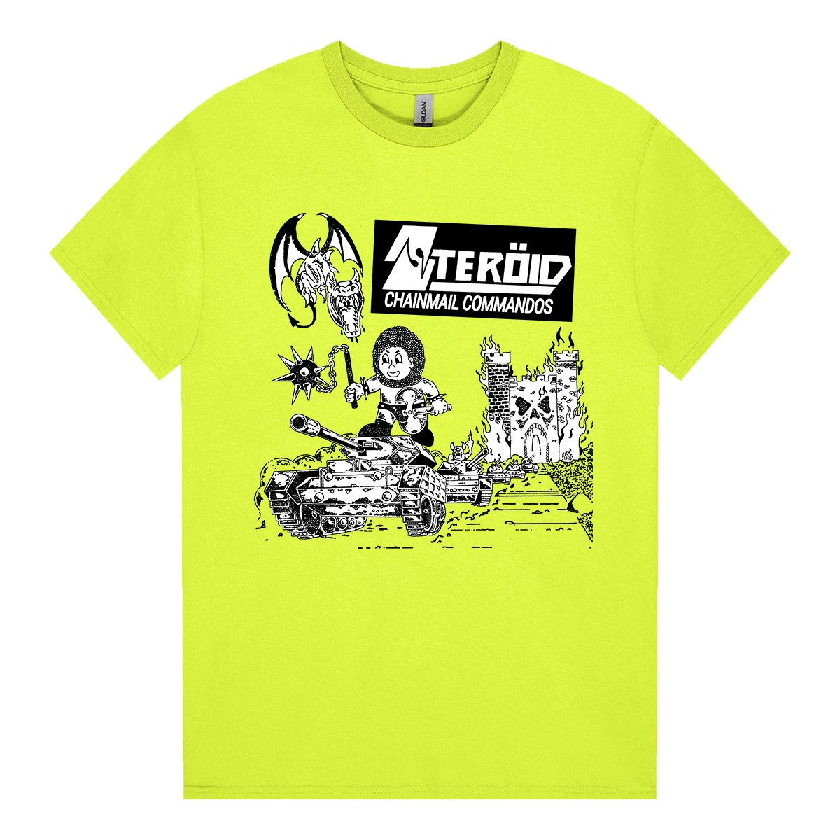 STERÖID - Chainmail Commandos Yellow Tee